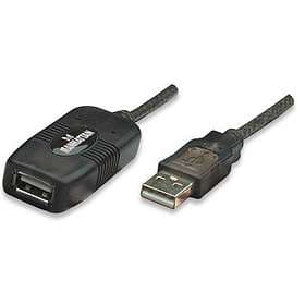 Manhattan Hi-Speed Active USB A - USB A M-F 2.0 20m