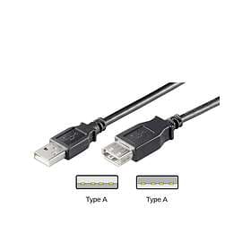 Goobay USB A - USB A M-F 2.0 1,8m