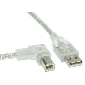 InLine USB A - USB B (angled) 2.0 2m