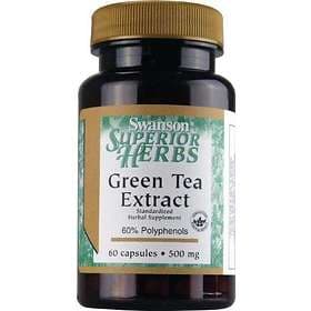 Swanson Green Tea Extract 500mg 60 Kapslar