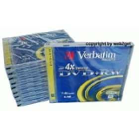 Verbatim DVD+RW 4,7GB 4x 1-pack Jewelcase