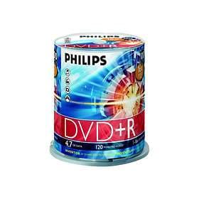 Philips DVD+R 4,7GB 16x 100-pack Spindel