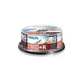 Philips DVD+R 4,7GB 16x 25-pack Spindel