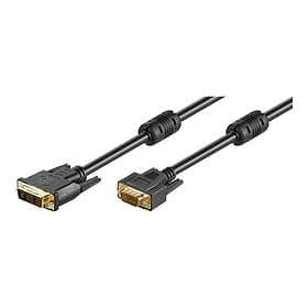 Goobay Ferrite Gold DVI-I Single Link - VGA 2m