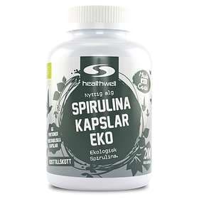 Healthwell Spirulina Eko 200 Kapslar