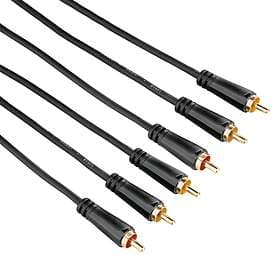 Hama 3 Stars Gold 3RCA - 3RCA 3m