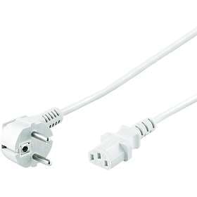 Goobay CEE 7/7 (angled) - IEC C13 2,5m