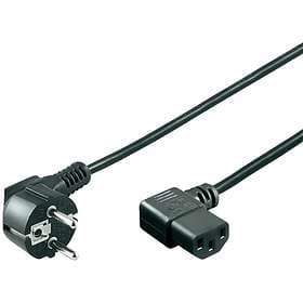 Goobay CEE 7/7 - IEC C13 (2x angled) 1,5m