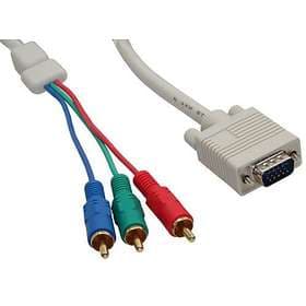 InLine VGA - 3RCA Comp 2m