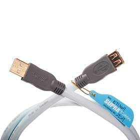 Supra USB A - USB A M-F 2.0 1m