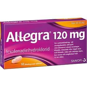 Allegra 120mg 10 Tabletter