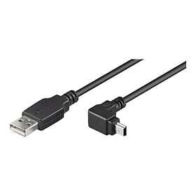 Goobay USB A - USB Mini-B (angled) 5-pin 2.0 1,8m