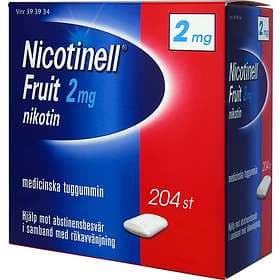 Nicotinell Fruit Tuggummi 2mg 204st