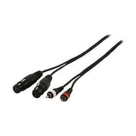 HQ Music 2XLR - 2RCA F-M 1,5m