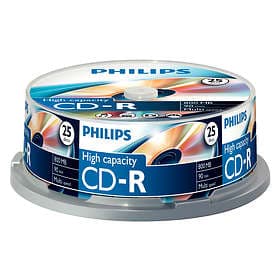 Philips CD-R 800MB 25-pack Spindel