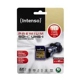 Intenso Premium SDHC Class 10 UHS-I U1 16GB