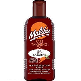 Malibu Sun Fast Tanning Oil SPF0 200ml