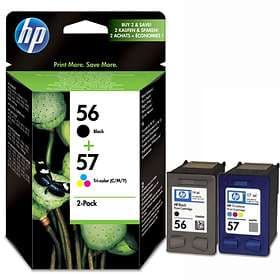 HP 56 (Svart) + 57 (3-Färg)