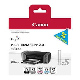 Canon PGI-72PBK/GY/PM/PC/CO (5 Färger)