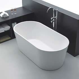 Bathlife Fridsam Fristående Rund 160x75 (Vit)