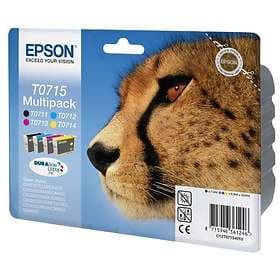 Epson T0715 (Svart/Cyan/Magenta/Gul)