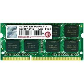 Transcend JetRam SO-DIMM DDR3 1066MHz 4GB (JM1066KSN-4G)