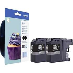 Brother LC123BK (Svart) 2-pack
