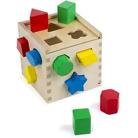 Melissa & Doug Shape Sorting Cube Classic Toy 575