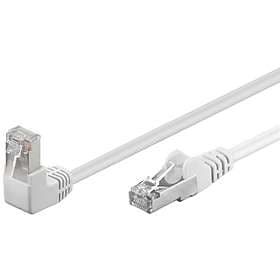 Goobay F/UTP Cat5e RJ45 - RJ45 (angled) 0,25m