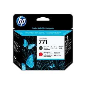HP 771 Printhead (Mattsvart/Kromatisk Röd)