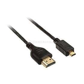 InLine Super Slim Premium 18Gbps HDMI - HDMI Micro High Speed with Ethernet 2m