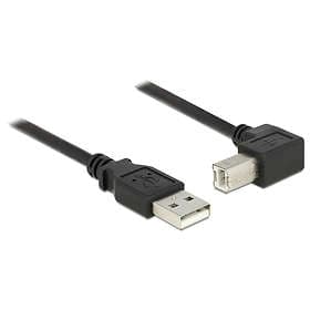 DeLock USB A - USB B (angled) 2.0 2m