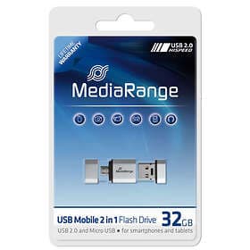 MediaRange USB Mobile 2in1 + OTG Adapter 32GB