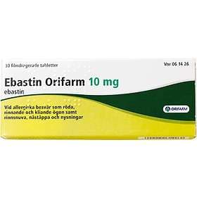 Ebastin Orifarm Filmdragerad 10mg 30 Tabletter