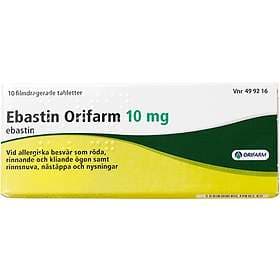 Ebastin Orifarm Filmdragerad 10mg 10 Tabletter