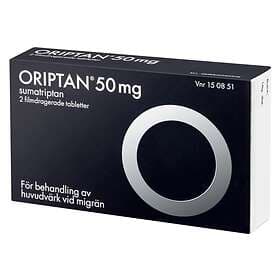 Oriptan Filmdragerad 50mg 2 Tabletter