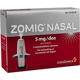 Zomig Nasal Nässpray 5mg/Dos 2x0,1ml