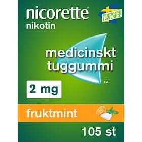 Nicorette Tuggummi Fruktmint 2mg 105st