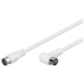 Goobay Antenna Quick F-Contact (angled) 1,5m