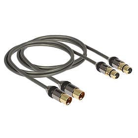 Goldkabel profi XLR Stereo 2XLR - 2XLR M-F 0,5m