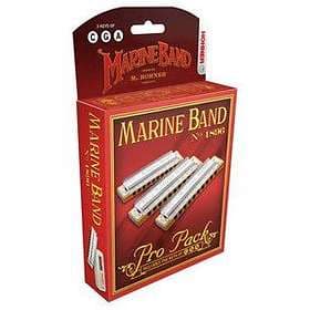 Hohner Diatonic Marine Band 1896 Classic Pro Pack (C/ G/ A)