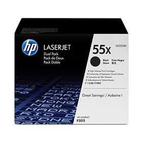 HP 55X (Svart) 2-pack