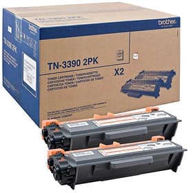 Brother TN-3390 (Svart) 2-pack