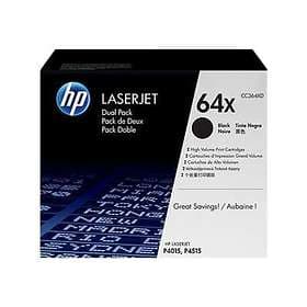HP 64X (Svart) 2-pack