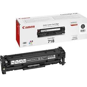 Canon 718 (Svart) 2-pack