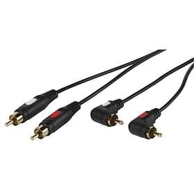 Vivanco 2RCA - 2RCA (angled) 1,5m
