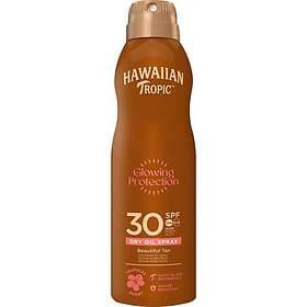 Hawaiian Tropic Glowing Protection Dry Oil Spray SPF30 180ml