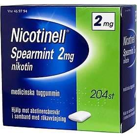 Nicotinell Spearmint Medicinskt Tuggummi 2mg 204st