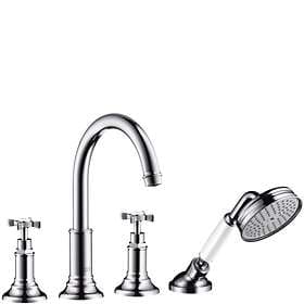 Hansgrohe Axor Montreux Badkarsblandare 16544820 (Borstad Nickel)