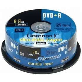 Intenso DVD+R DL 8,5GB 8x 25-pack Spindel